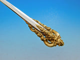 Grande Baroque Gold Accent by Wallace Sterling Silver Flatware for 12 Set 65 pc