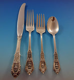 Rose Point by Wallace Sterling Silver Flatware Set For 8 Service 32 Pieces