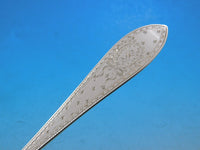 Colonial A Engraved by Whiting Sterling Silver Flatware Set Service 39 pc S mono