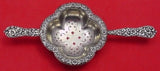 Rococo by Dominick and Haff Sterling Tea Strainer repaired double handle 6 1/8"