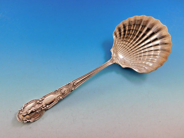 Renaissance by Tiffany and Co Sterling Silver Berry Serving Spoon Clam Shell 9"