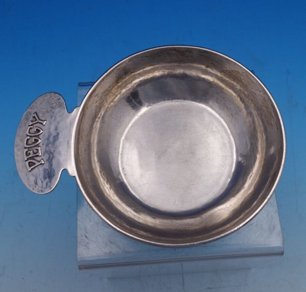 Kalo Sterling Silver Porringer #9095 w/Monogram "Peggy" 1 3/4" x 6" (#8047)