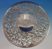 Henckel Sterling Silver Cake Stand Pierced and Engraved #888 (#1584)