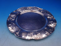 Martele by Gorham Sterling Silver Service Plate Daisy Motif Hand Hammered #4661