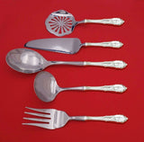 Rose Point by Wallace Sterling Silver Thanksgiving Serving Set 5pc HH WS Custom