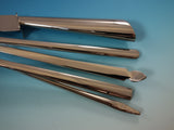 Via Veneto by Ricci Stainless Steel Flatware Tableware Set 12 New Modern 62 pcs