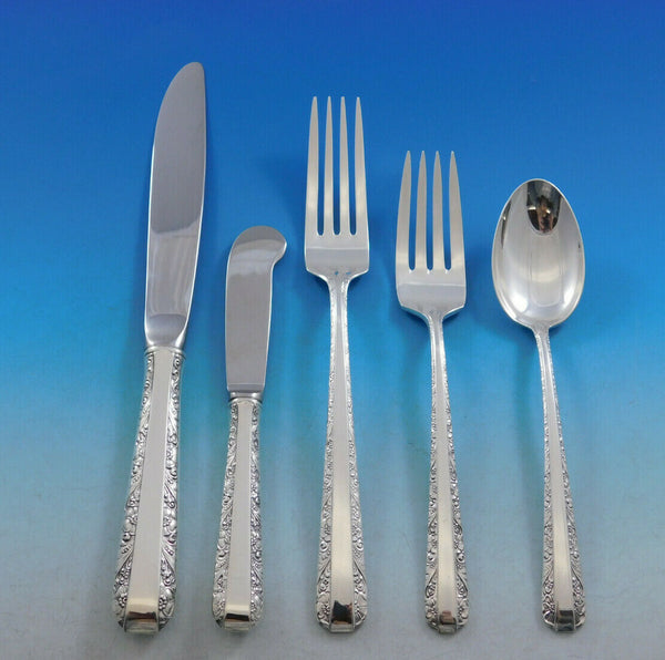 Candlelight by Towle Sterling Silver Flatware Set For 8 Service 50 Pieces