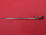 Sterling Silver Cocktail Pick with 3D Figural Rooster with Enamel 3 1/4" (#6853)