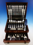 Melrose by Gorham Sterling Silver Flatware Set 8 Service Place Size 83 pieces