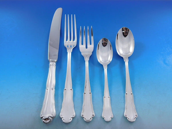 Barocco by Wallace Sterling Silver Flatware Set 12 Service 66 pc Italy Dinner