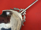 Bust Gorham Sterling Silver Cracker Spoon Long Applied Detail Helmeted Man 11"