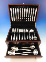 Star Blossom by Alvin Sterling Silver Flatware Set for 12 Service 64 pcs