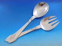 Continental Georg Jensen Sterling Silver Flatware Set 12 Service 164 pcs Dinner
