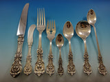 Francis I Old Reed and Barton Sterling Silver Flatware Set Service 8 Dinner