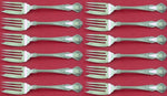 Cambridge by Gorham Sterling Silver Salad Fork Set 12 pieces 6"