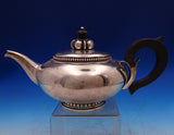 La Paglia by International Sterling Silver Tea Set 5pc w/ Wood (#8792) Fabulous!