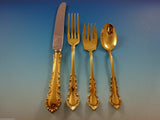 Georgian Rose Vermeil by Reed & Barton Sterling Regular Size Place Setting 4pc