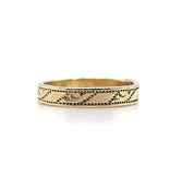 10k Yellow Gold Engraved Baby Ring Size 0.75 Jewelry (#J5723)