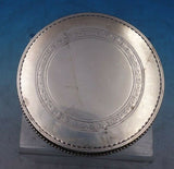 German .833 Silver Jewelry Box Round Hinged Lid Dutch Hatchet Remark BC (#6612)