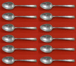 Camellia by Gorham Sterling Silver Demitasse Spoon Set 12 pieces 4 1/4"