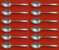 Camellia by Gorham Sterling Silver Demitasse Spoon Set 12 pieces 4 1/4"