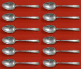 Camellia by Gorham Sterling Silver Demitasse Spoon Set 12 pieces 4 1/4"