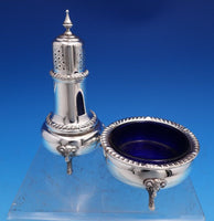 George II by Frank Whiting Sterling Silver Salt Dip Pepper Shaker Set 2pc #8150