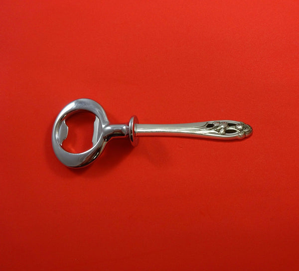 Silver Iris by International Sterling Silver Bottle Opener HH Custom Made 6"