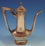 Carmel by Wallace Sterling Silver Coffee Pot Arts and Crafts Applied Mono #1382