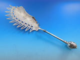 Ball End by George Sharp Sterling Silver Macaroni Server Bright-Cut w/Bug 11"