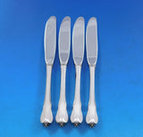 Grand Colonial by Wallace Sterling Silver Butter Spreader HH Mod Set 4pc 6 1/8"