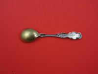 Irian by Wallace Sterling Silver Chocolate Spoon gold wash 4"