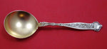 Dresden by Whiting Sterling Silver Bouillon Soup Spoon Gold Washed 5"