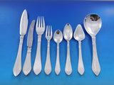 Continental Georg Jensen Sterling Silver Flatware Set 24 Service 524 pcs Dinner