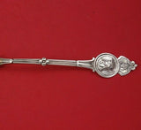 Medallion by Koehler and Ritter Sterling Silver Berry Spoon Gold Washed 9 1/2"