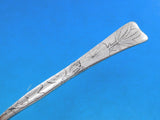 Lap Over Acid Etched Tiffany Sterling Silver Ice Cream Fork GW Sensitive Plant