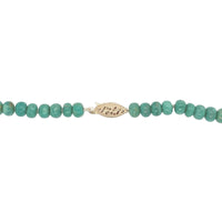 5mm Strand of Patagonia Genuine Natural Turquoise Beads Necklace 19" (#J6759)