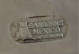 Aztec Rose by Sanborns Mexican Mexico Sterling Silver Bowl Oval (#1779)