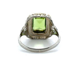 10k Tri-Color 2.55ct Genuine Natural Peridot Filigree Ring Jewelry (#J5818)