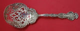 Regent by Durgin Sterling Silver Pea Spoon pierced brite-cut handle 9 5/8"