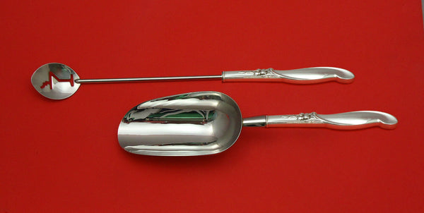 Silver Melody by International Sterling Silver Bar Set 2pc HHWS Custom Made