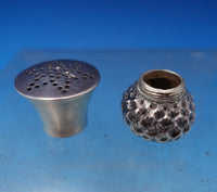 George Wish English Estate Sterling Silver Salt Dip and Pepper Set 2pc (#7379)