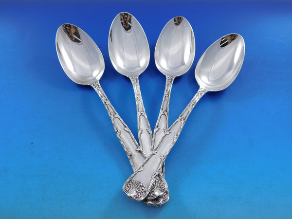 Wave Edge by Tiffany and Co Sterling Silver Serving Spoon Set 4 pcs 8 5/8"