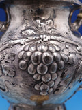 Modernic by Gorham Sterling Silver Tea Set 7pc w/Silverplate Tray (#7995)