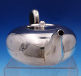 Cosmos by Georg Jensen Sterling Silver Tea Set 5pc with Wood Handles (#8798)