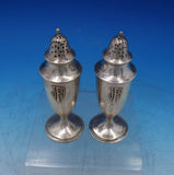 Lebolt Sterling Silver Salt and Pepper Shaker Set 2pc Hand Beaten #825 (#6766)