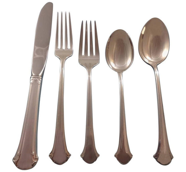Chippendale by Towle Sterling Silver Flatware Set For 12 Service 67 Pieces