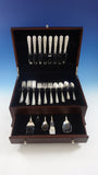 Corsage by Stieff Sterling Silver Floral Iris Flatware Set 8 Service 37 Pieces