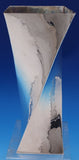 Italian Sterling Silver Montecarlo Vase Modernist by Zanovello 10" 18 ozt #8359