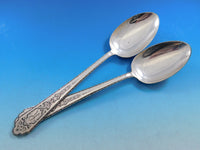 Mary II by Lunt Sterling Silver Flatware Set for 8 Service 36 pcs R Monogram